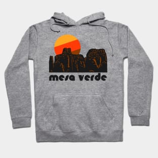 Retro Mesa Verde ))(( Tourist Souvenir National Park Design Hoodie